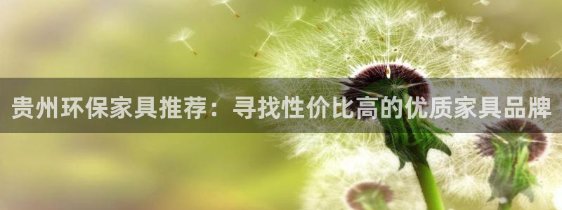 杏耀平台没有了：贵州环保家具推荐：寻找性价比高的优质家具品牌