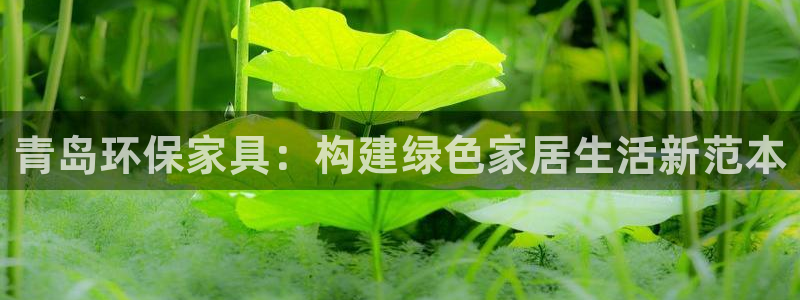杏耀平台注册网址：青岛环保家具：构建绿色家居生活新范本