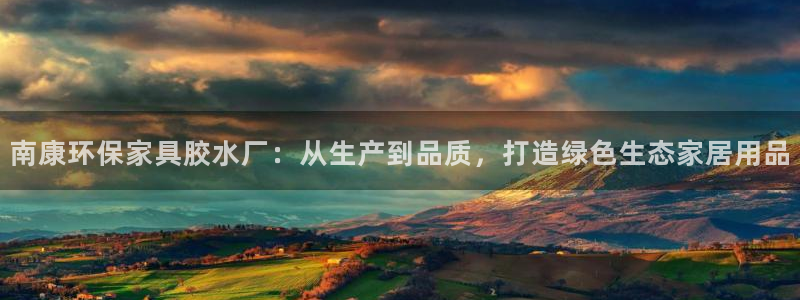 杏耀官网app：南康环保家具胶水厂：从生产到品质，打造绿色生