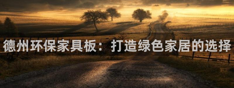 杏耀手机客户端：德州环保家具板：打造绿色家居的选择