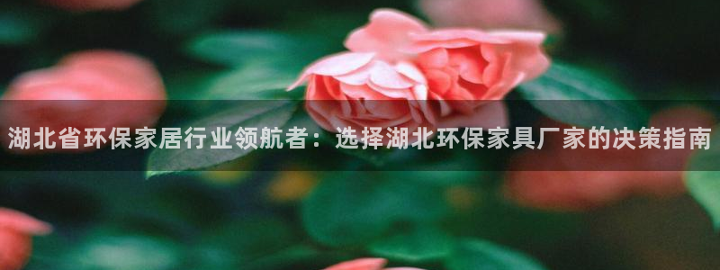 杏耀客户端登录：湖北省环保家居行业领航者：选择湖北环保家具厂