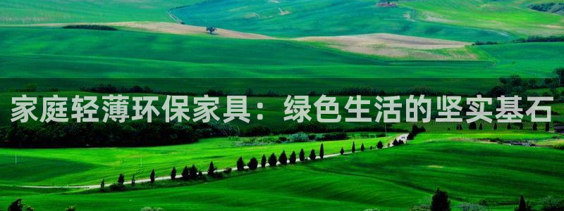杏耀平台客服：家庭轻薄环保家具：绿色生活的坚实基石